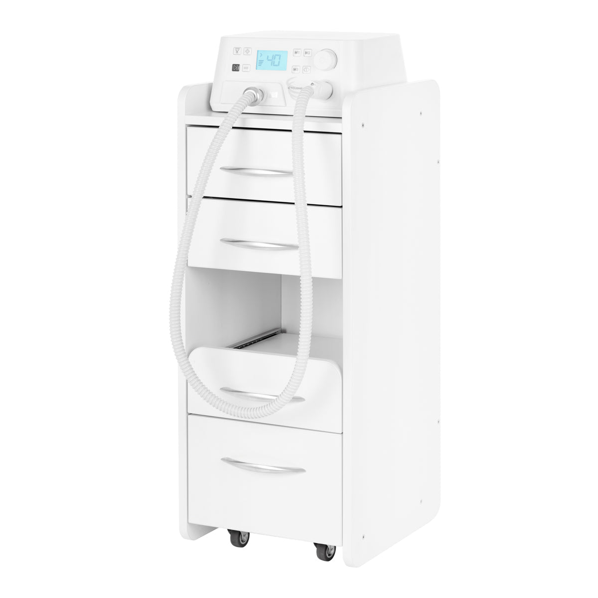 KIT: Saeyang Marathon Cyclone-Vac podiatry nail drill machine with absorber + Mini 969 storage unit - BVShop