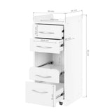 KIT: Saeyang Marathon Cyclone-Vac podiatry nail drill machine with absorber + Mini 969 storage unit - BVShop