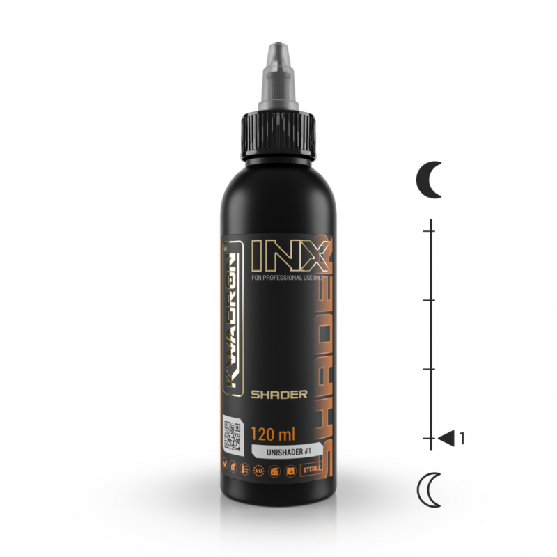 Kwadron INX UniShader #1 Tattoo Pigment 120ml/240ml - BVShop