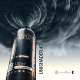 Kwadron INX UniShader #3 tattoo pigment in 120ml bottle, featuring a vibrant ink suitable for professional tattooing.