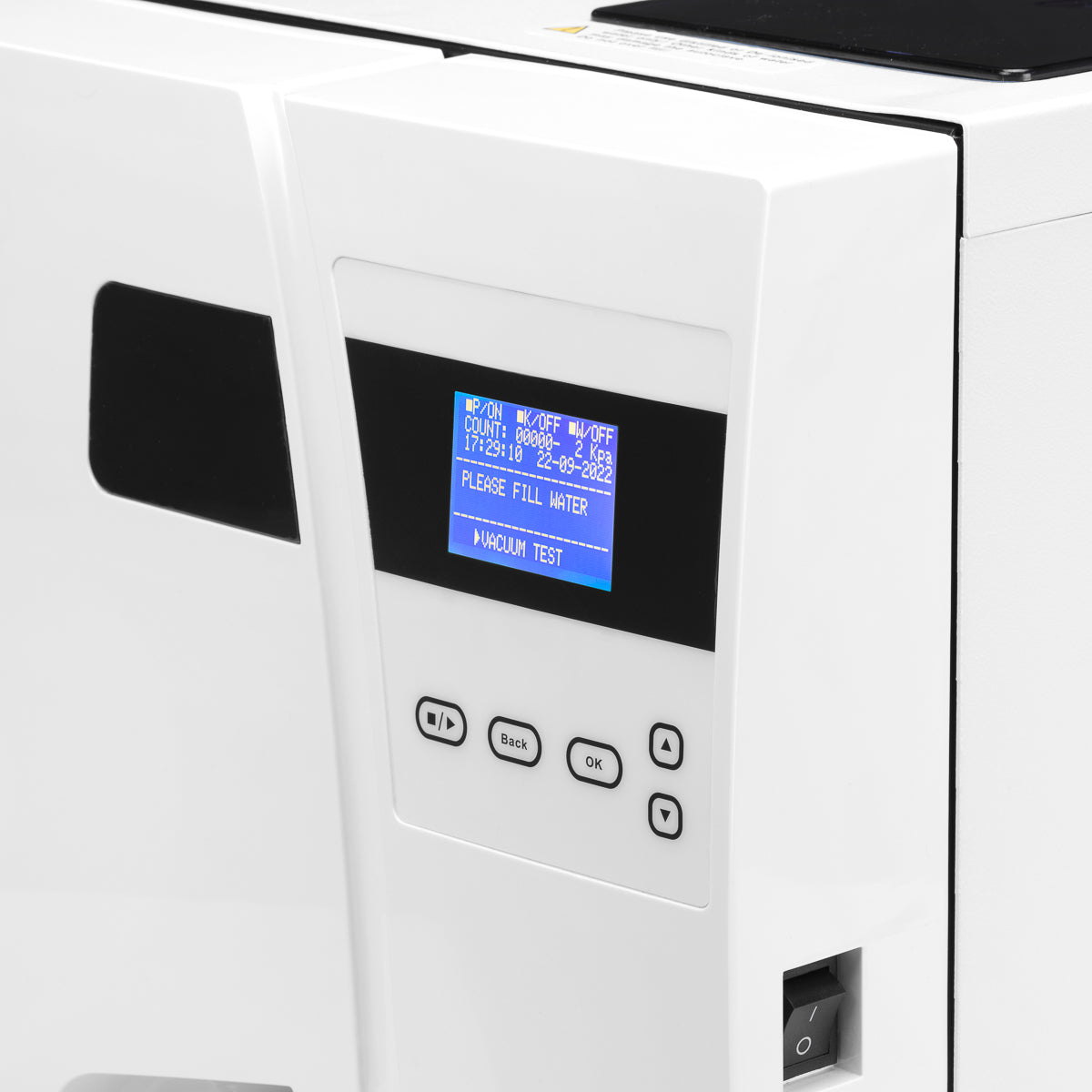 Lafomed autoclave premium line lfss18aa lcd with 18l class b medical printer - BVShop
