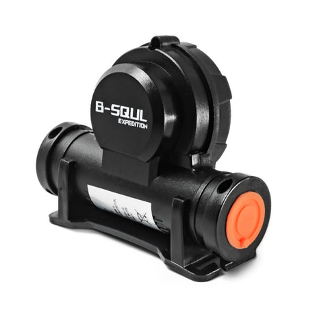 BVShop LED headlamp with built-in battery, featuring adjustable strap and bright lighting for outdoor or hands-free use.