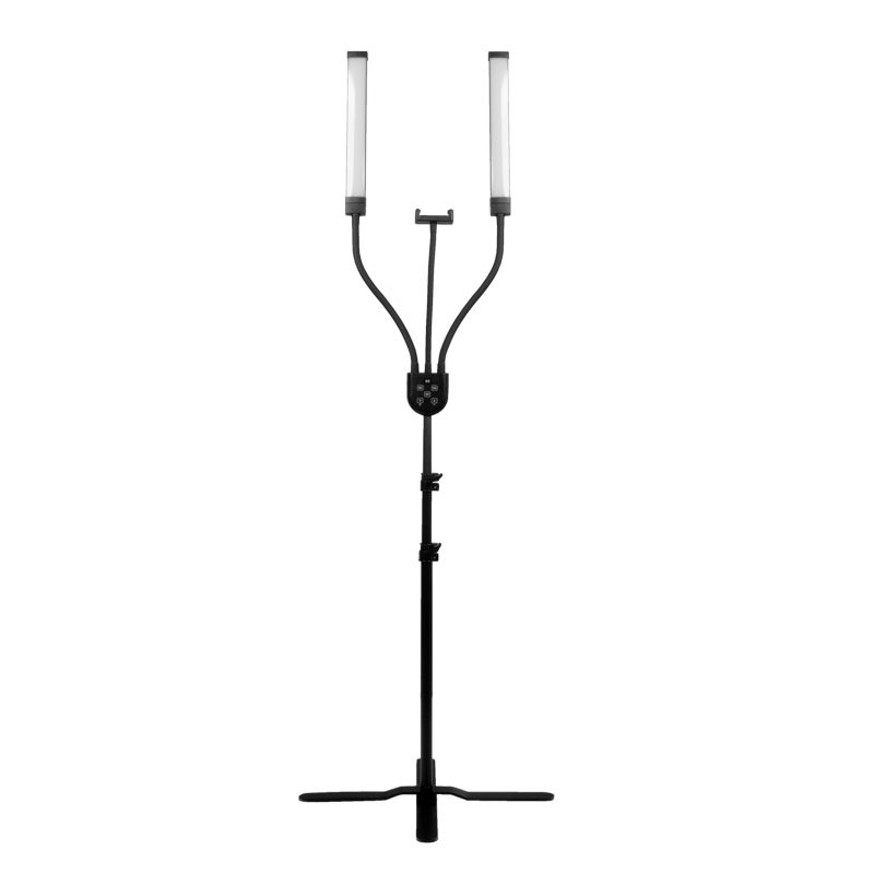 LED lamp for eyelashes and makeup polluks iv type msp-mj-02 black with a remote control - BVShop