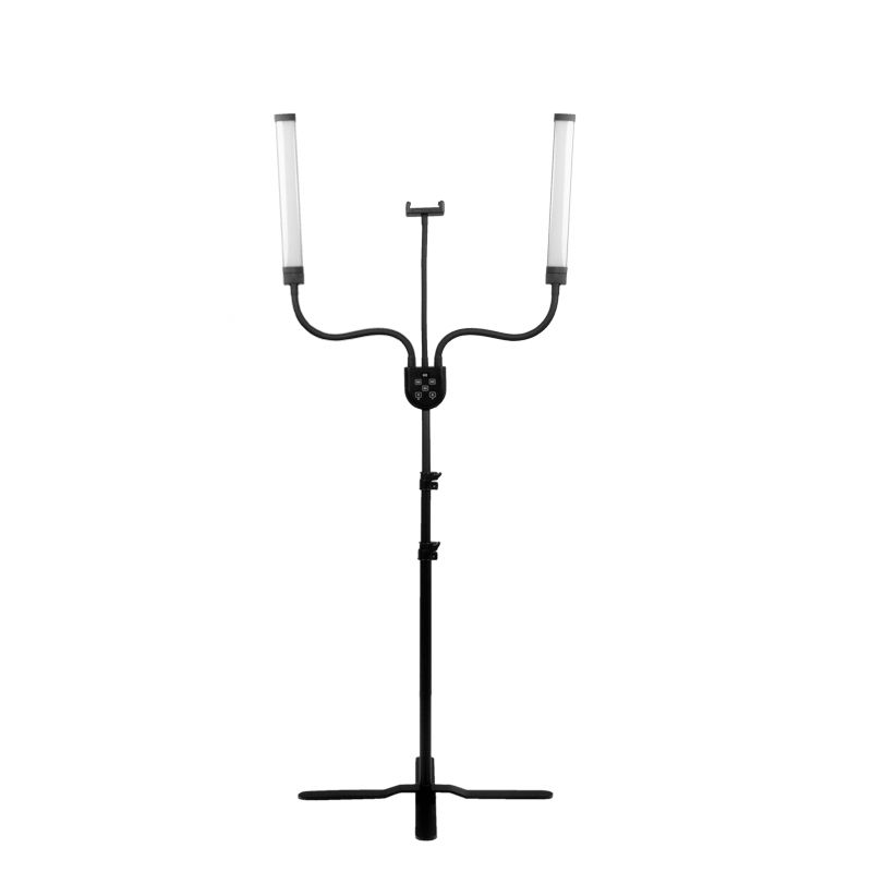 LED lamp for eyelashes and makeup polluks iv type msp-mj-02 black with a remote control - BVShop