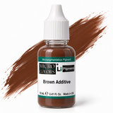 Li Pigments Micro Colors Brown Additive Pigment 12ml — bottle with a liquid pigment colour swipe