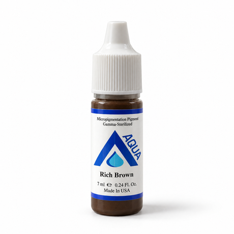 Li Pigments Aqua Rich Brown 7ml — bottle on white with soft shadow