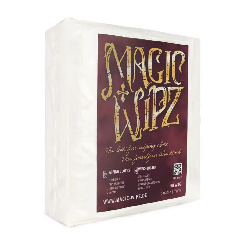 Magic Moon Magic Wipz tattoo wiping cloths with soft, absorbent fabric for safe and hygienic tattoo aftercare.