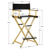 Make-up Chair Aluminum Gold - BVShop