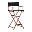 MAKE-UP CHAIR ALUMINUM ROSE GOLD - BVShop
