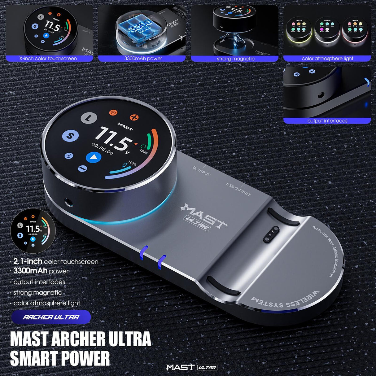 Mast Archer Ultra Tattoo Machine Kit - BVShop