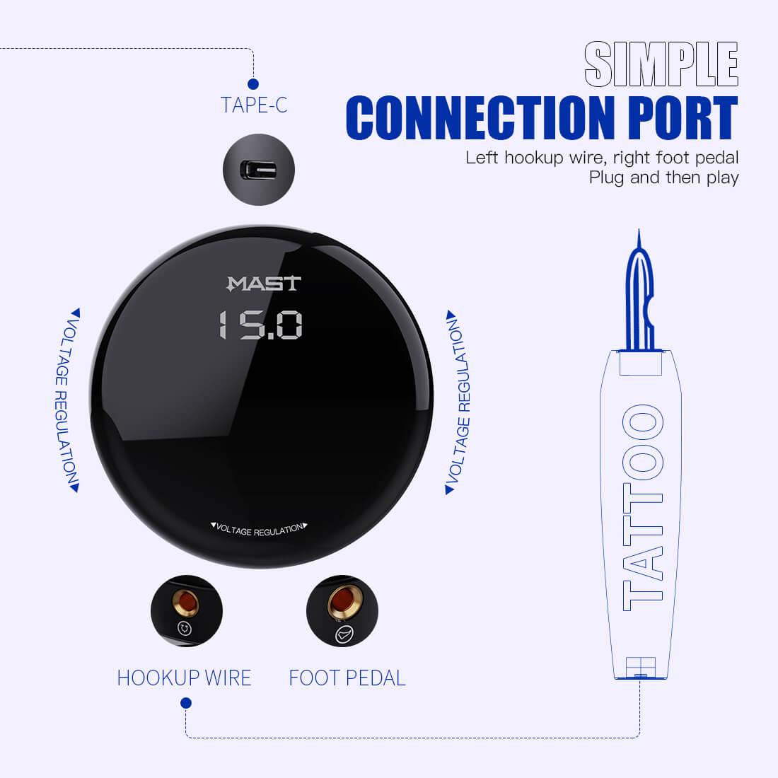 Mast Circle Power Supply With OLED Display - BVShop
