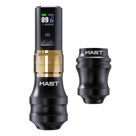 Mast Fold Pro Wireless Tattoo Machine Gold - BVShop