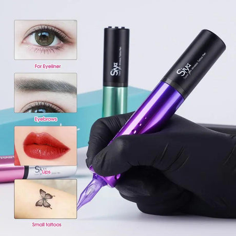 Mast Siya Wireless PMU And Tattoo Machine Pink Gradient - BVShop
