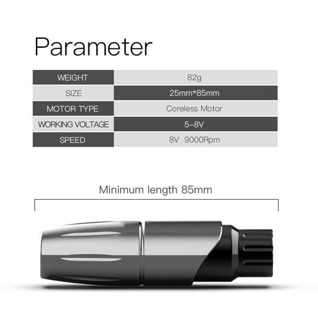 Mast Tour Rotary Pen Machine Black - BVShop