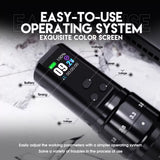 Mast Fold 2 Pro wireless tattoo machine with sleek design and ergonomic grip, ideal for professional tattoo artists.