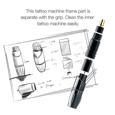 Mast P10 Rotary Tattoo Machine Gradient Purple - BVShop