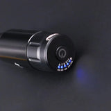 Wireless battery pack for Mast Tour devices, compact and portable with USB-C charging port and LED indicator lights.