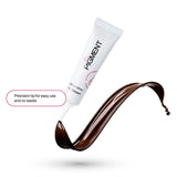 Microblading pigment in golden brown by The Pigment, 10ml bottle with a clear label and cap, suitable for cosmetic tattooing.