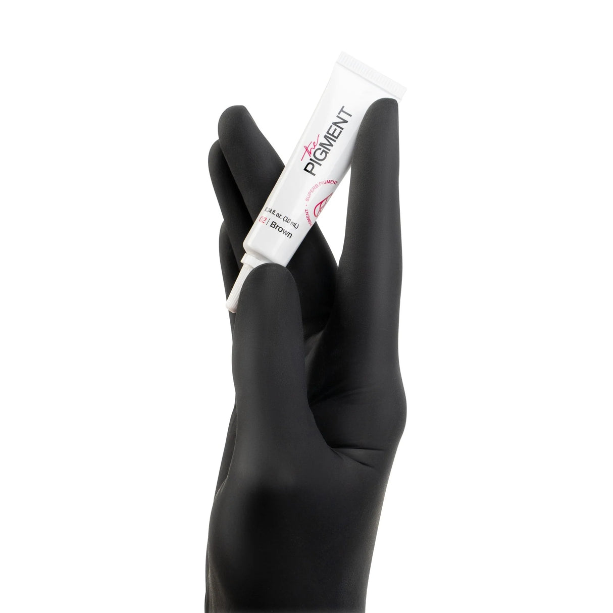 The Pigment Microblading Brown 2 pigment in 10ml bottle, showing the brown microblading pigment for semi-permanent eyebrow tattooing.
