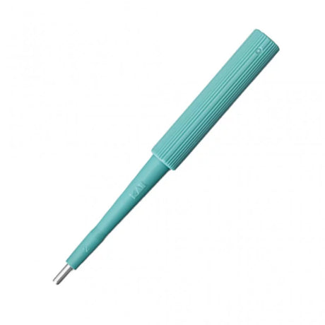 Sterile Miltex Dermal Biopsy Punch 2.0mm with ergonomic handle and sharp cutting edge for precise skin sample collection.