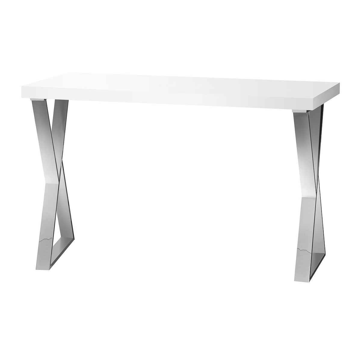 MOMO Momo 04-SL cosmetic desk with sleek white finish and spacious tabletop for makeup and beauty essentials