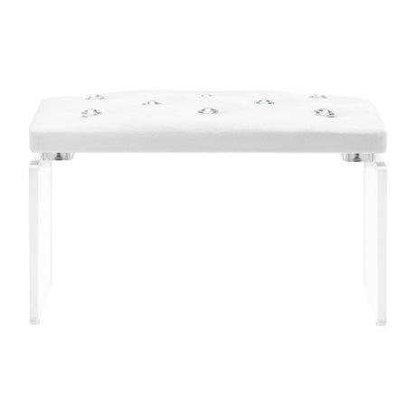 Momo Diamond manicure support stand Velour Ecru - BVShop