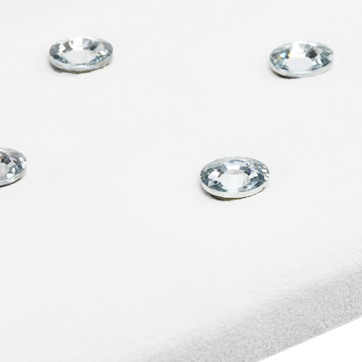 Momo Diamond manicure support stand Velour white - BVShop