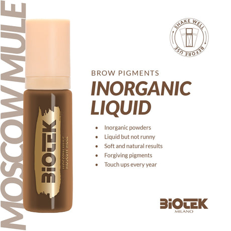 Biotek Moscow Mule Pigment in 15ml jar, vibrant orange color, suitable for cosmetics and artistic use.