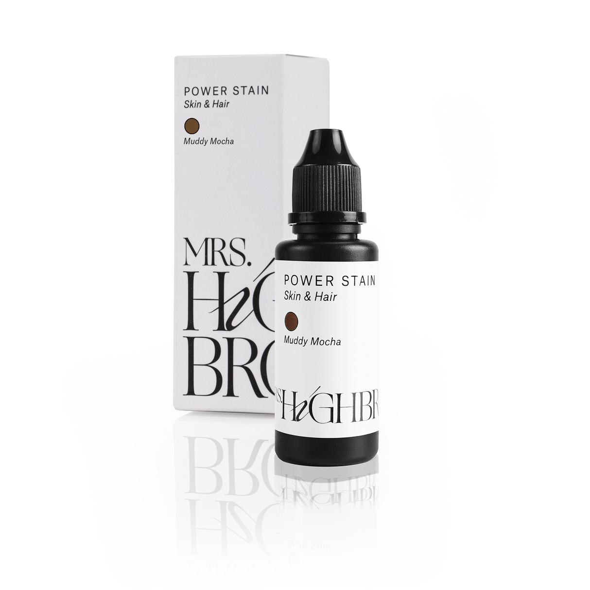 Mrs Highbrow Powerstain Liquid Dye Muddy Mocha 15ml - BVShop