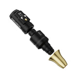 Musotoku Kora Micro PMU machine, disassembled, black body, gold grip