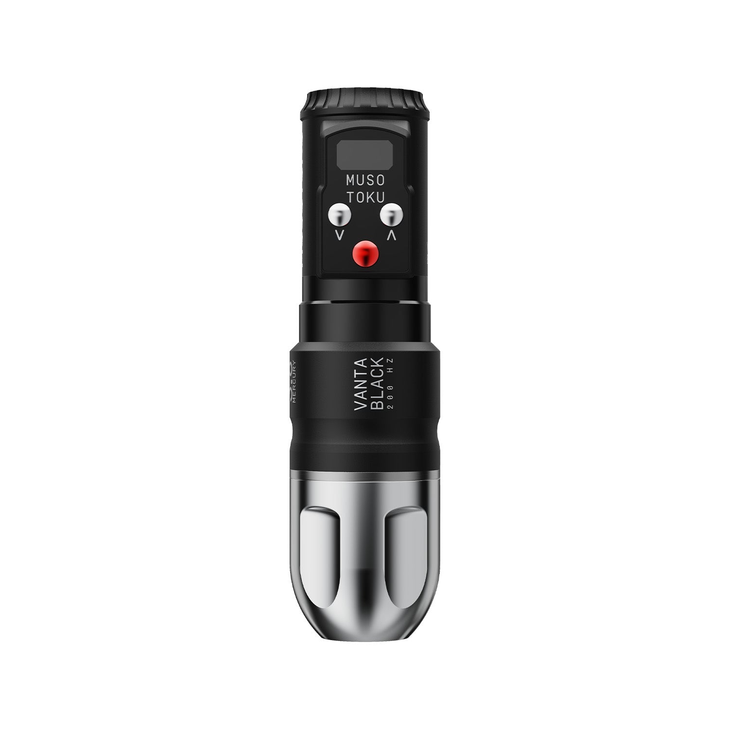Musotoku Mercury Vanta Black wireless tattoo machine 3.8mm