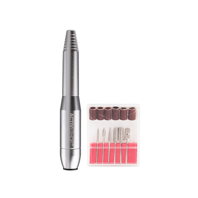 NAIL DRILL MACHINE MINI PRO203 SILVER - BVShop