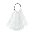 Nail polish sample on a wheel 50 pcs. WZ2 transparent - BVShop