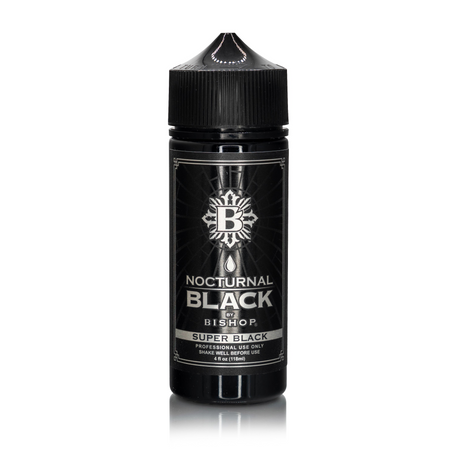 Nocturnal By Bishop Super Black 118ml — φιάλη σε λευκό φόντο