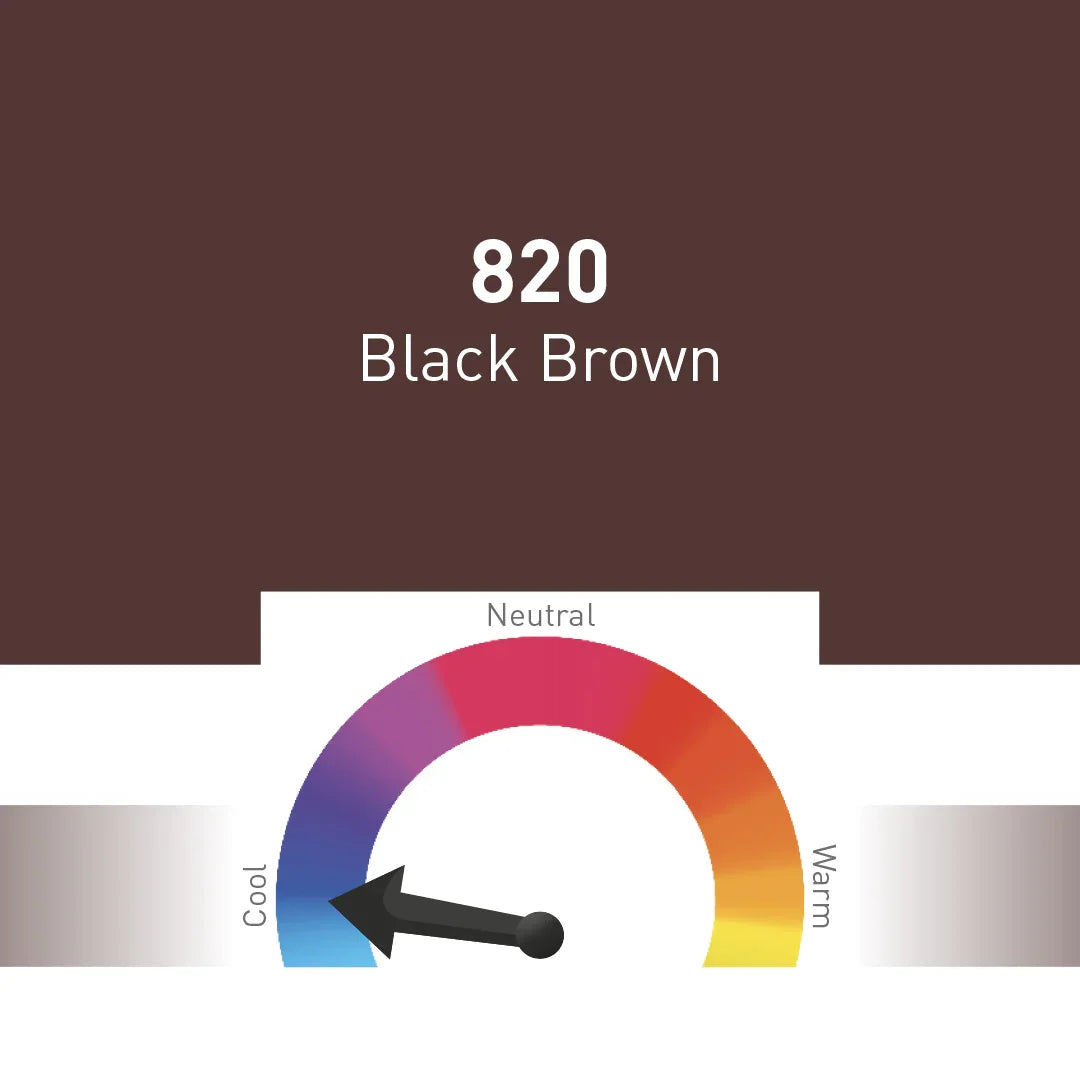 Nouveau Contour Fusion Line Eyebrow Pigment 820-Black Brown (10ml) - BVShop