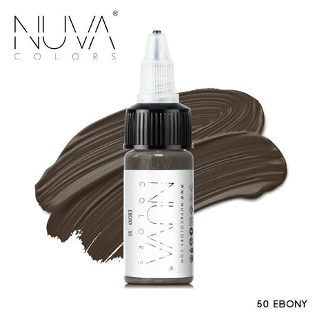 Nuva Colors Eyebrow Pigments 50 EBONY 15ml - BVShop