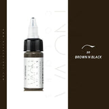 Nuva Colors Eyeliner Pigments 20 BROWN N BLACK 15ml - BVShop