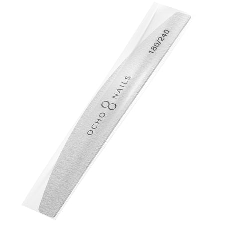 Ocho Nails half-moon slim file 180/240 1 pcs. safe pack - BVShop