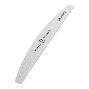 Ocho Nails half-moon slim file 180/240 10 pcs. - BVShop