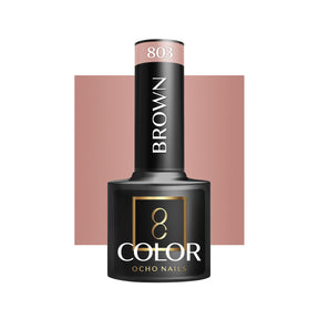 OCHO NAILS Hybrid nail polish brown 803 -5 g - BVShop