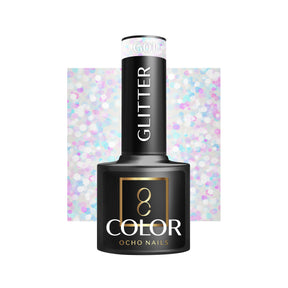 OCHO NAILS Hybrid nail polish glitter G01 -5 g - BVShop