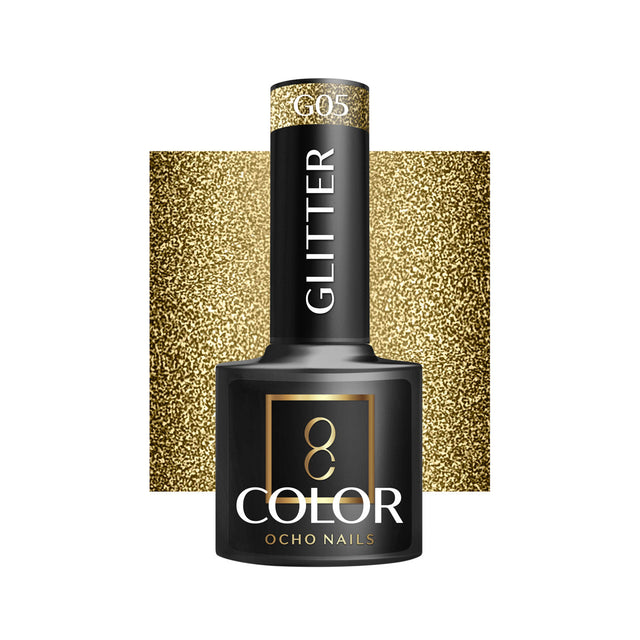 OCHO NAILS Hybrid nail polish glitter G05 -5 g - BVShop
