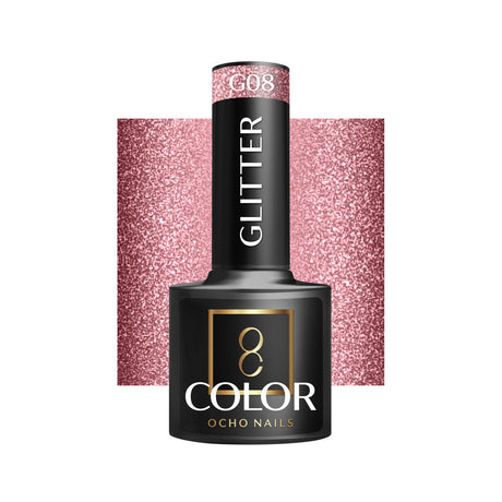 OCHO NAILS Hybrid nail polish glitter G08 -5 g - BVShop