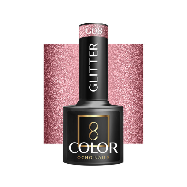 OCHO NAILS Hybrid nail polish glitter G08 -5 g - BVShop