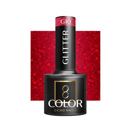 OCHO NAILS Hybrid nail polish glitter G10 -5 g - BVShop