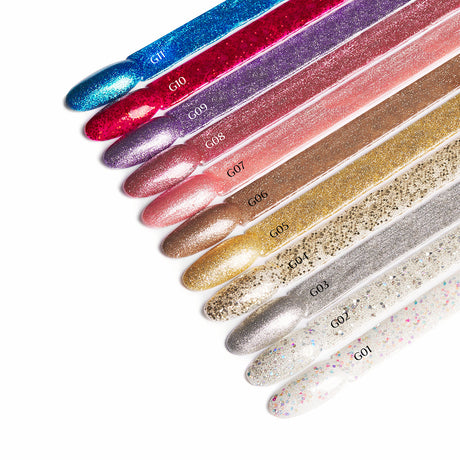 OCHO NAILS Hybrid nail polish glitter G15 -5 g - BVShop