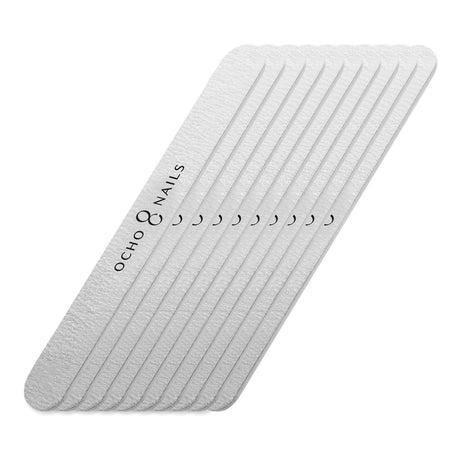 Ocho Nails straight file 100/180 10 pcs. - BVShop