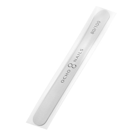 Ocho Nails straight file 80/100 1 pcs. safe pack - BVShop