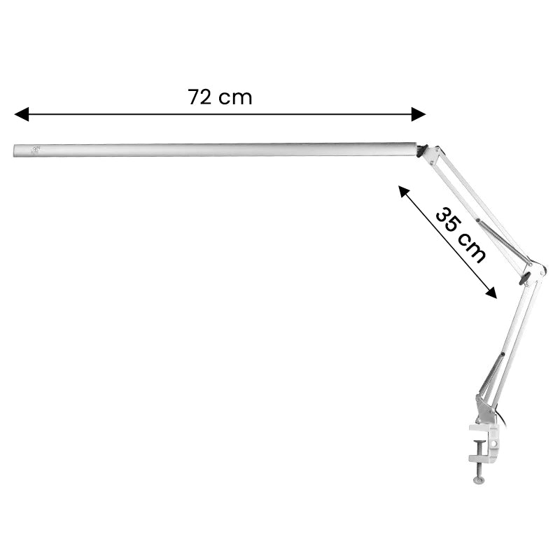 Operating lamp led all4light lashes line 2 silver with a holder - BVShop