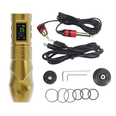 Peak Solice Pro V2 Wireless Tattoo And PMU Machine Matte Silver - BVShop